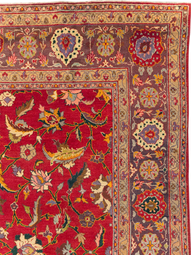 Antique Indian Amritsar Room Size Carpet, No.31935 - Gss