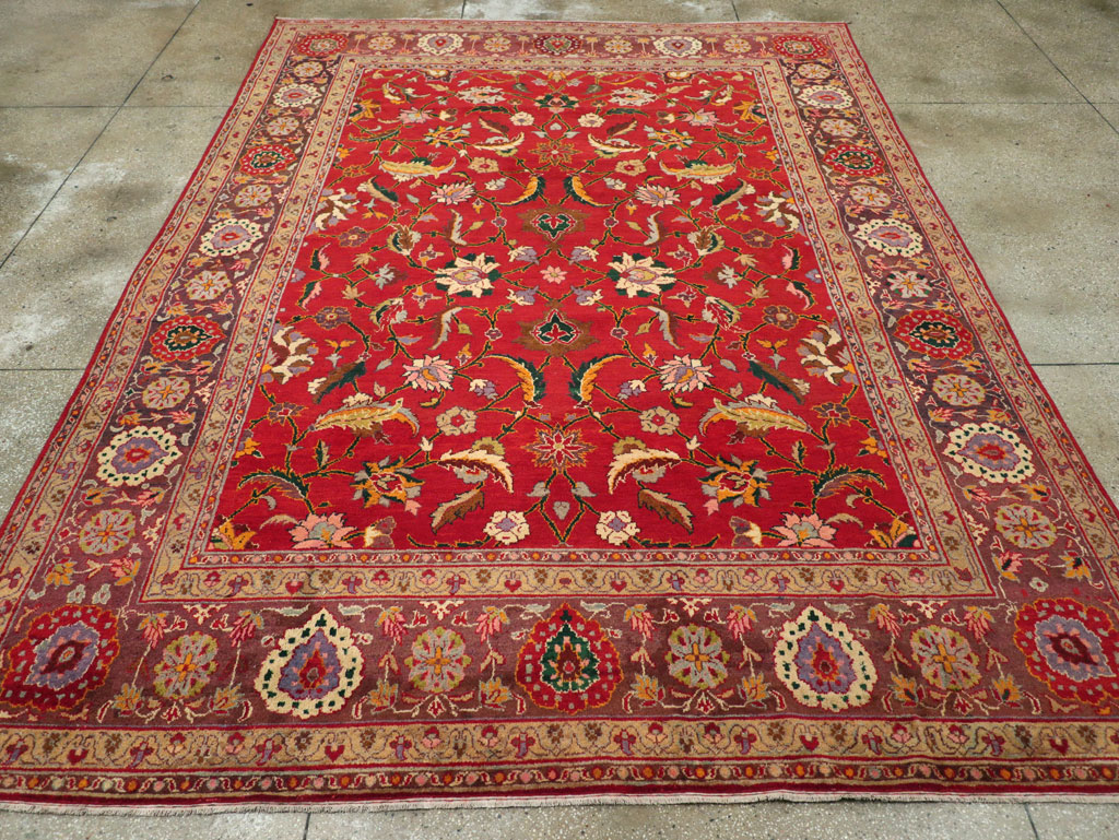 Antique Indian Amritsar Room Size Carpet, No.31935 - Gss