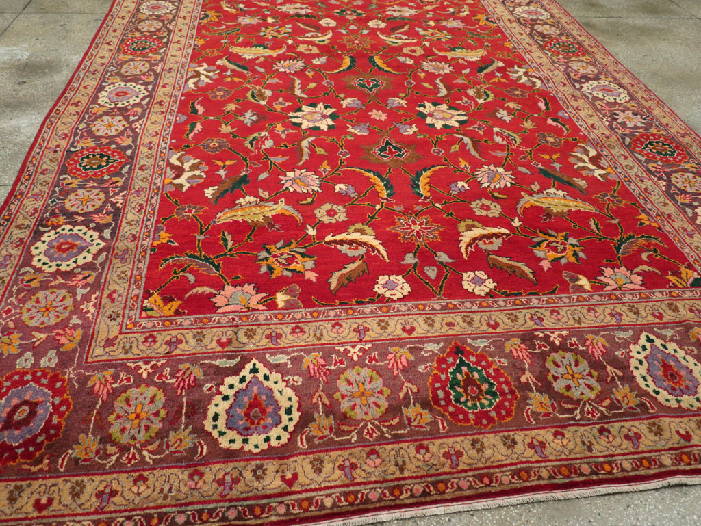 Antique Indian Amritsar Room Size Carpet, No.31935 - Gss