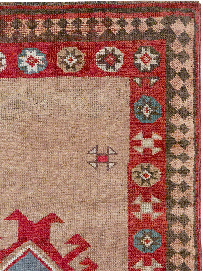 Antique Persian Camel Hair Serab Runner, No.31940 - Gss