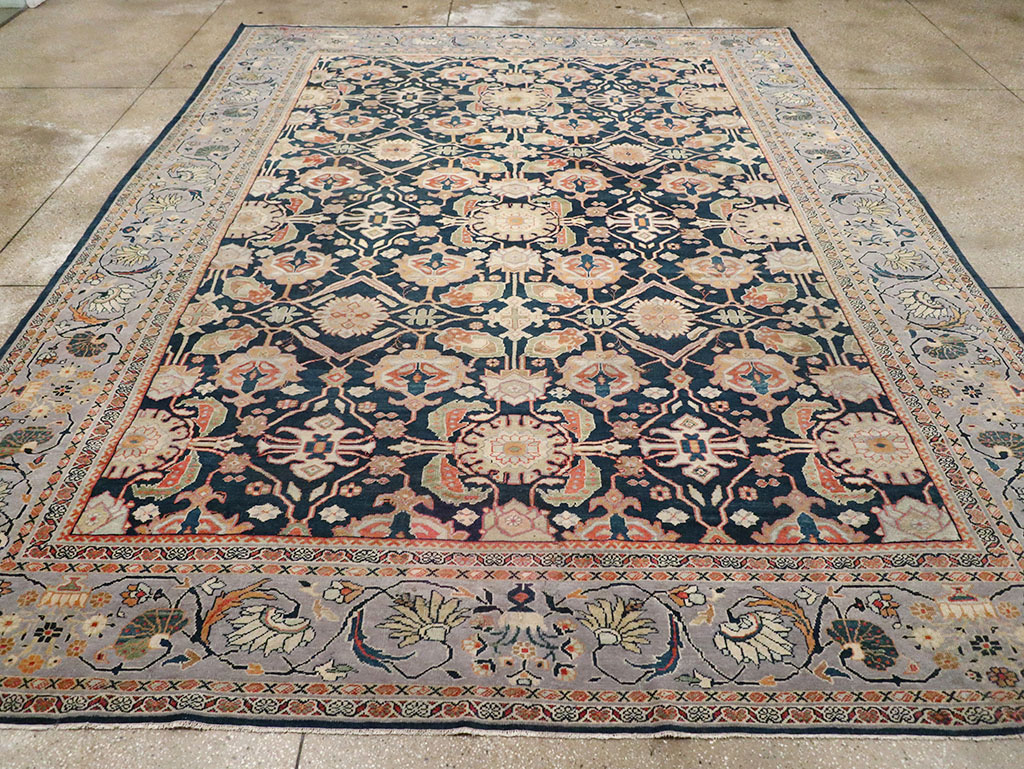 Antique Persian Mahal Room Size Carpet, No.31942 - Gss