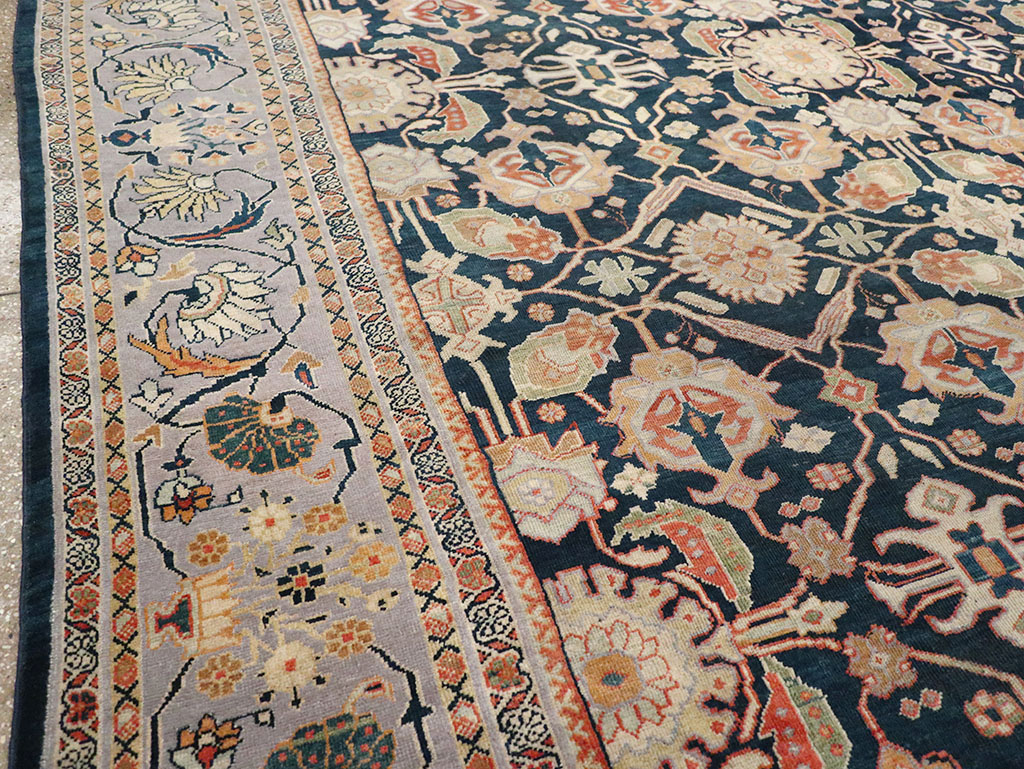 Antique Persian Mahal Room Size Carpet, No.31942 - Gss