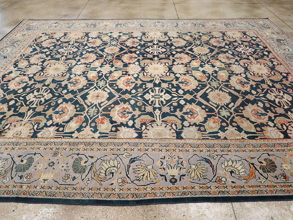 Antique Persian Mahal Room Size Carpet, No.31942 - Gss