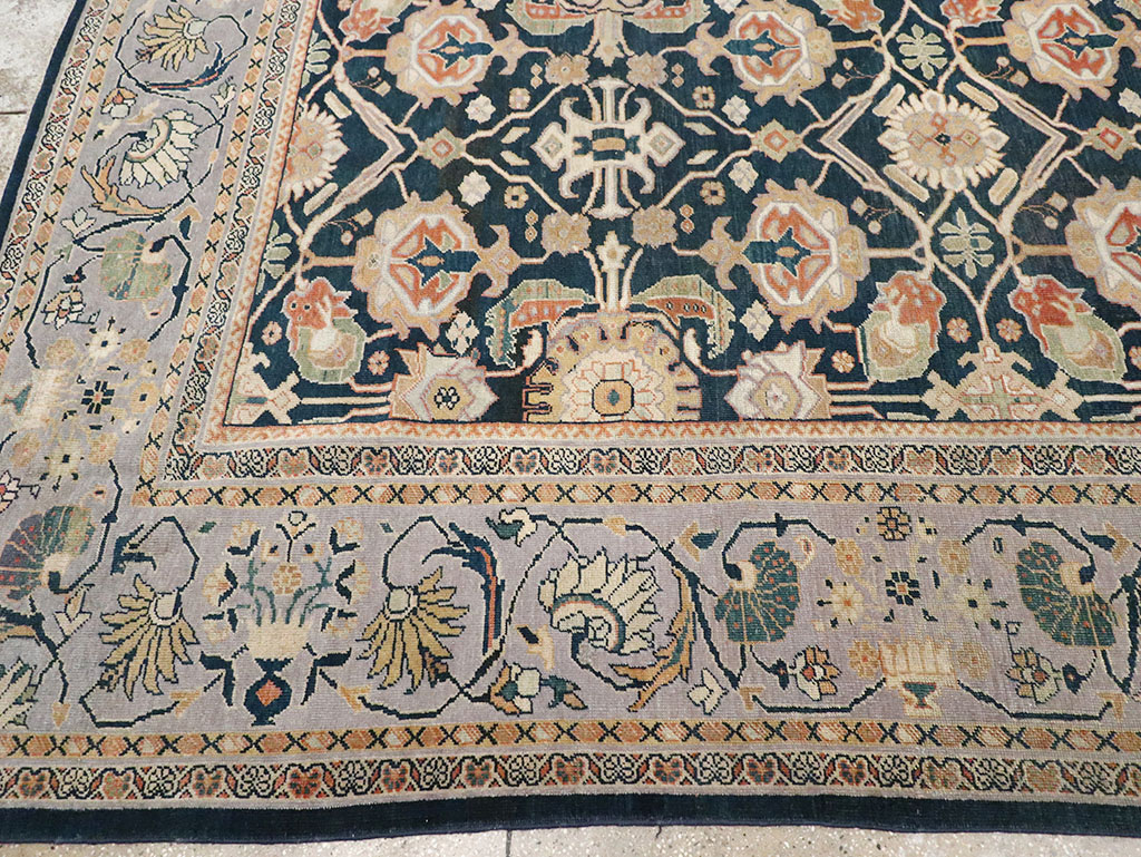 Antique Persian Mahal Room Size Carpet, No.31942 - Gss