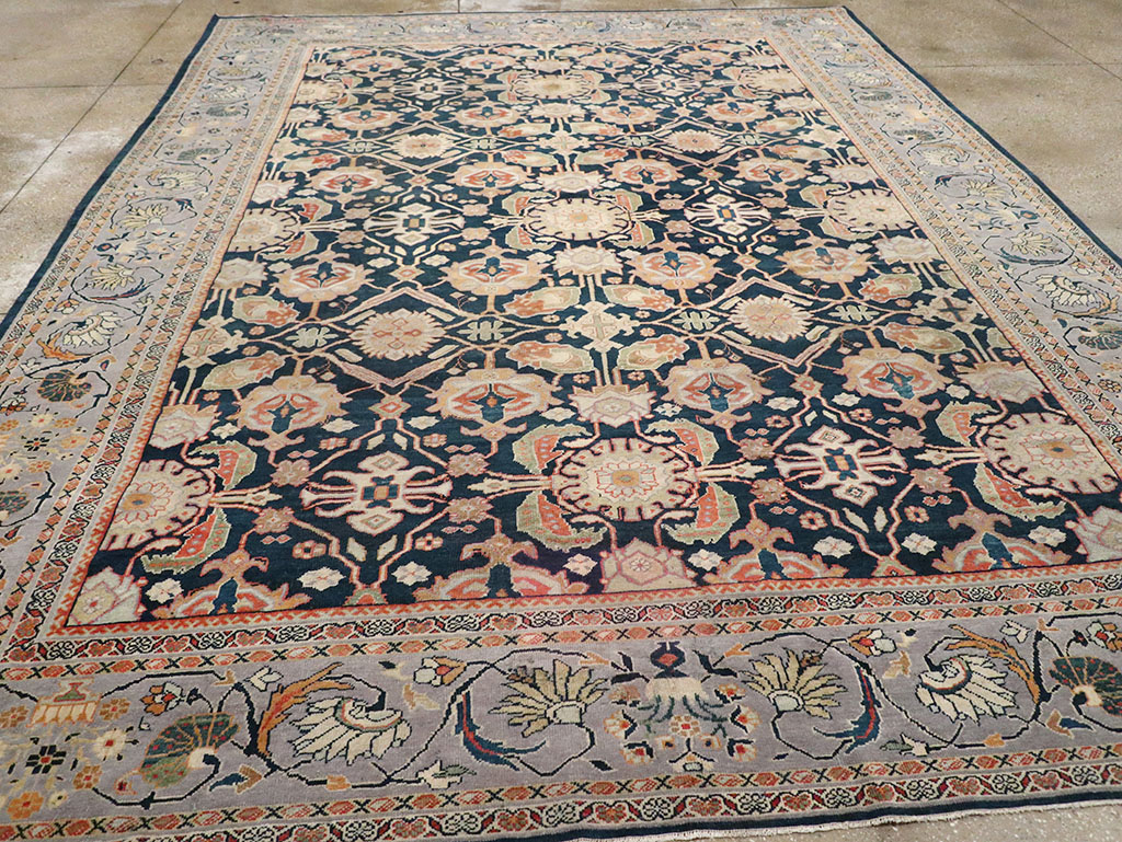 Antique Persian Mahal Room Size Carpet, No.31942 - Gss