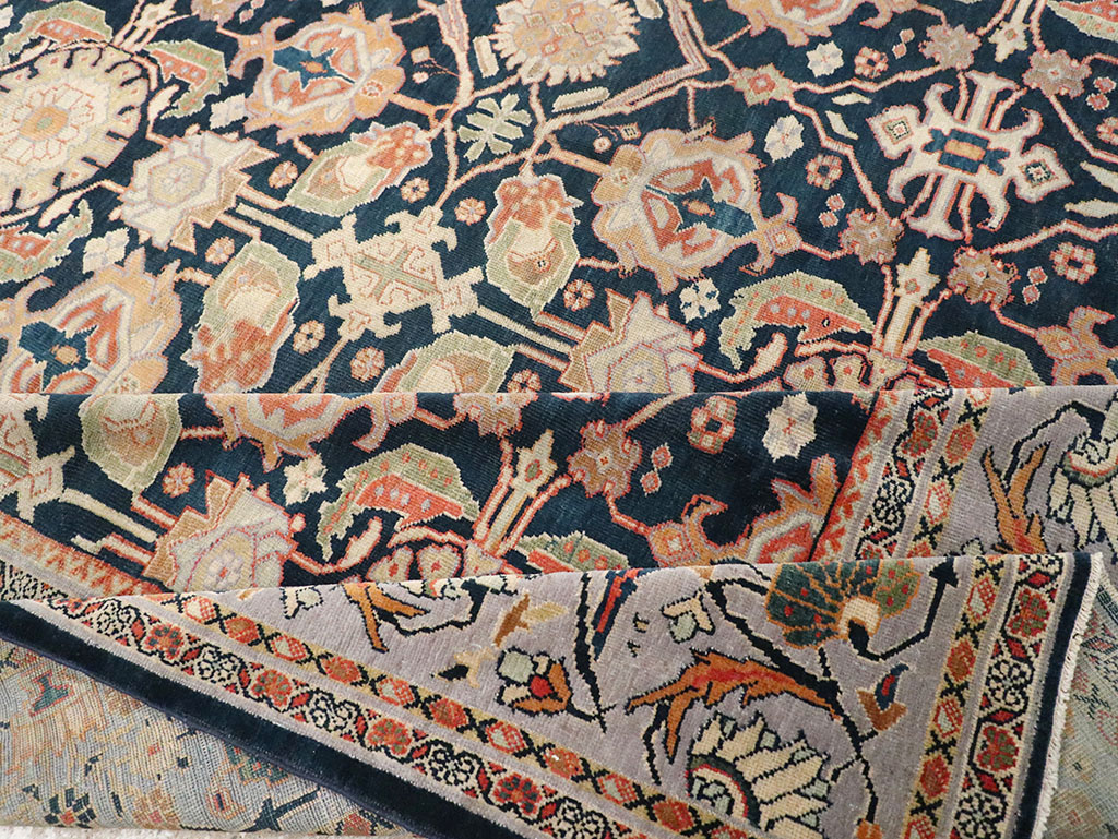 Antique Persian Mahal Room Size Carpet, No.31942 - Gss