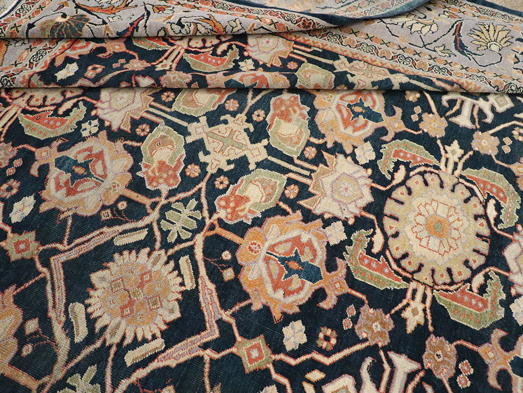 Antique Persian Mahal Room Size Carpet, No.31942 - Gss