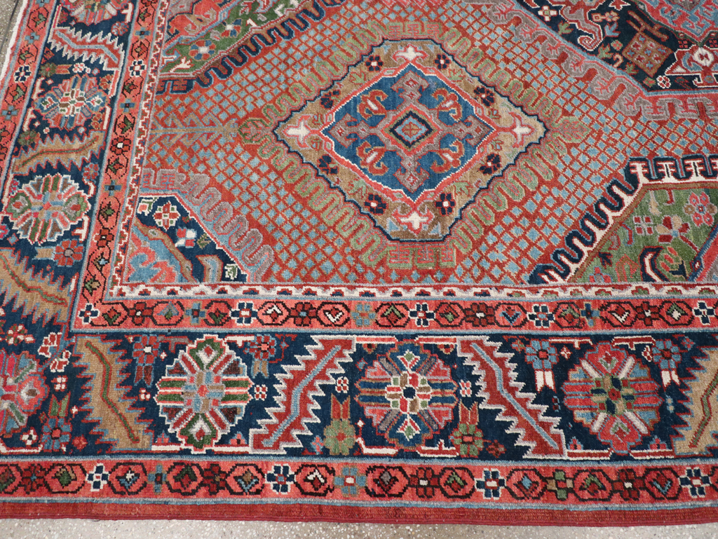 Antique Persian Heriz Carpet, No.31944 - Gss