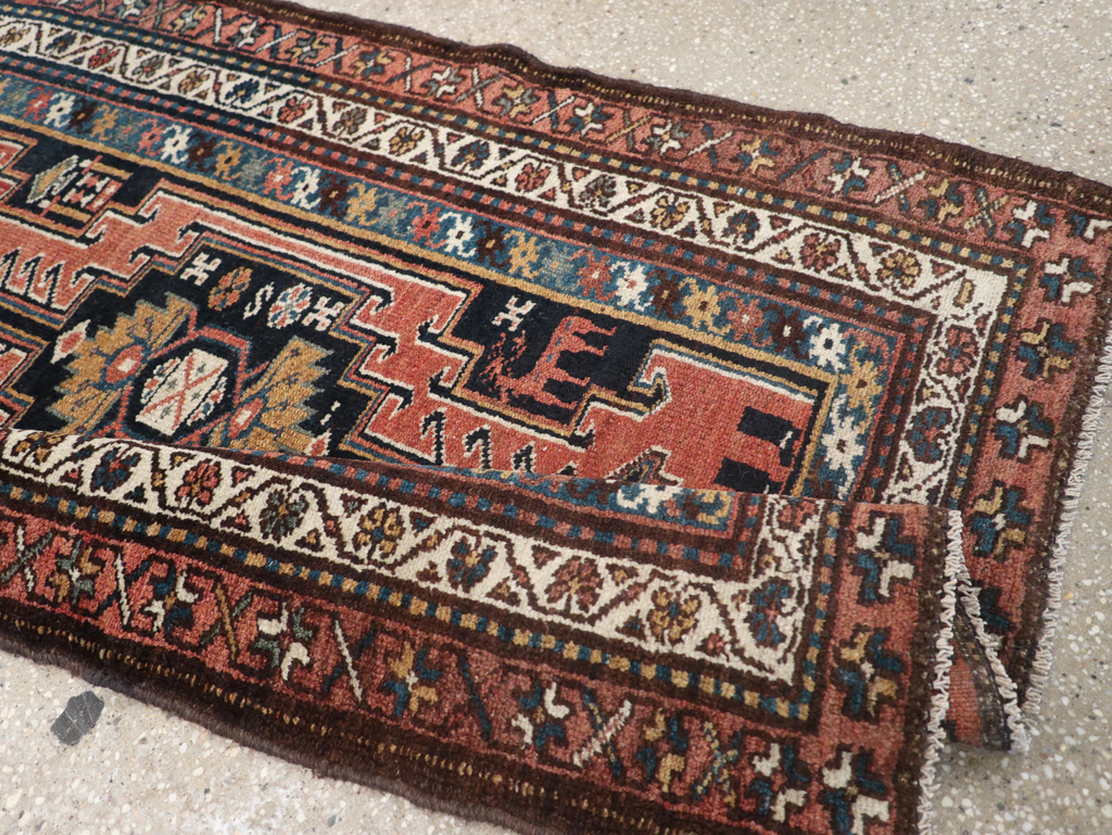 Antique Persian Kurdish Pictorial Rug, No.31953 - Gss