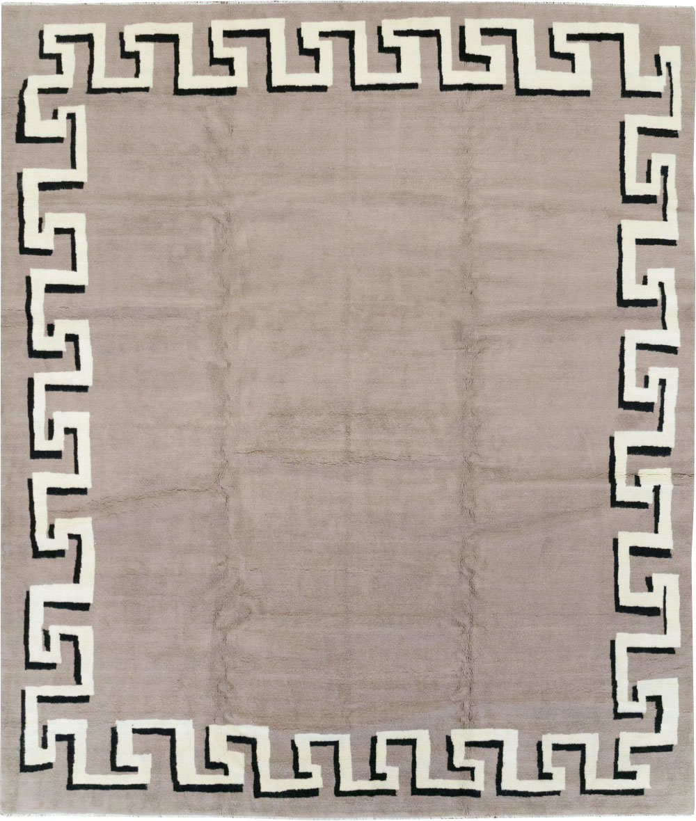 Modern Turkish Art Deco Carpet in the style of Christian Berard, No.31958 - Gss