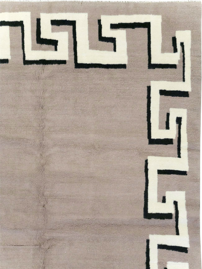 Modern Turkish Art Deco Carpet in the style of Christian Berard, No.31958 - Gss