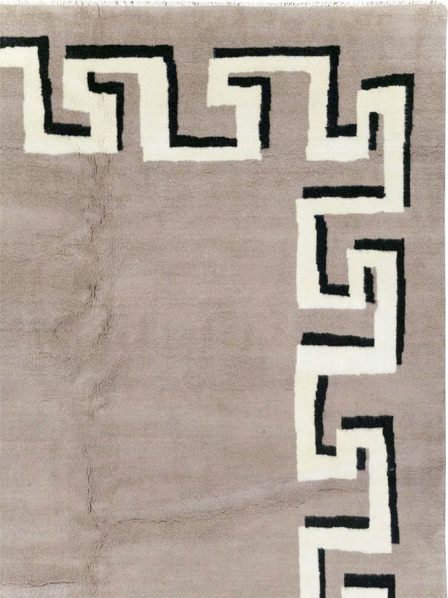 Modern Turkish Art Deco Carpet in the style of Christian Berard, No.31958 - Gss
