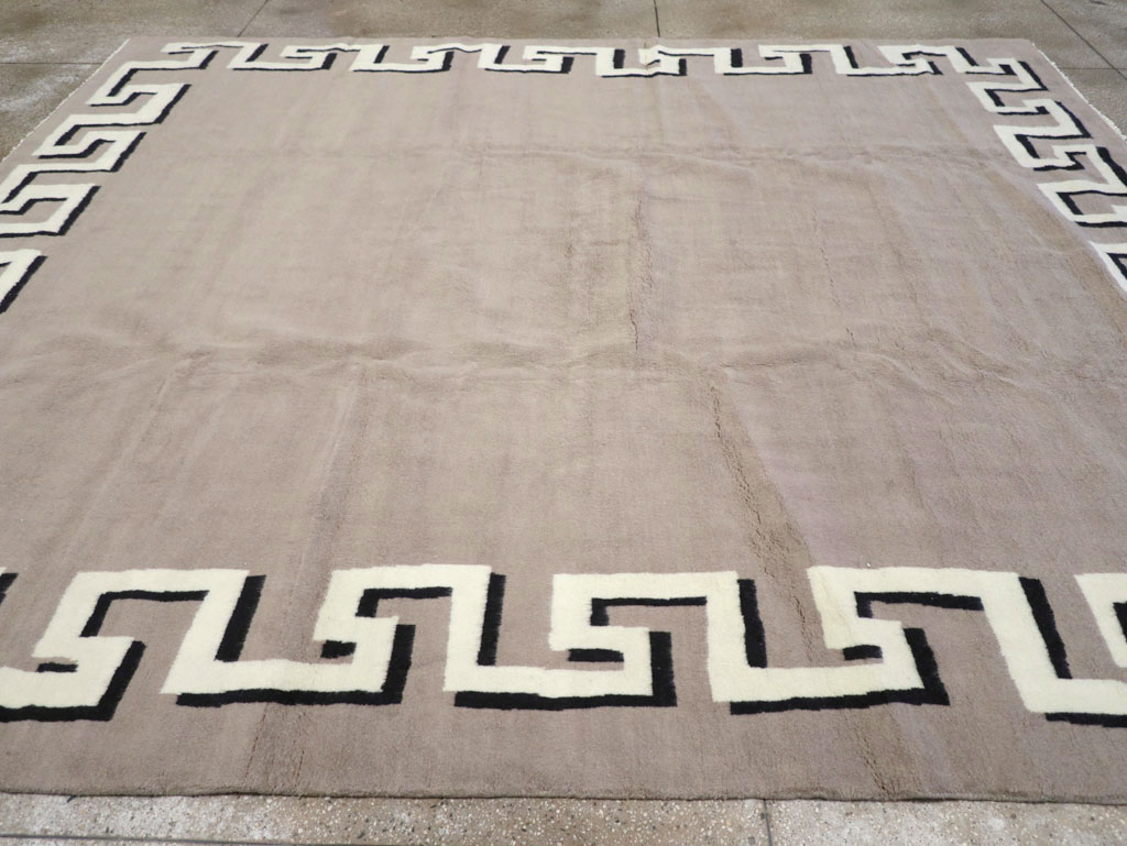 Modern Turkish Art Deco Carpet in the style of Christian Berard, No.31958 - Gss