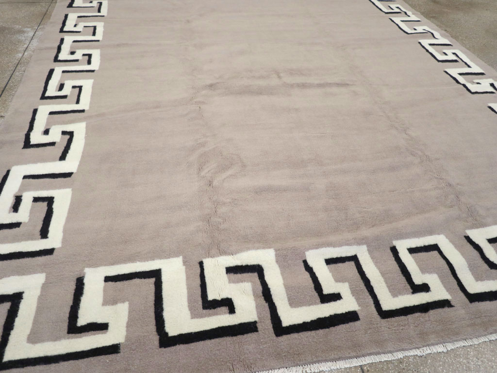 Modern Turkish Art Deco Carpet in the style of Christian Berard, No.31958 - Gss