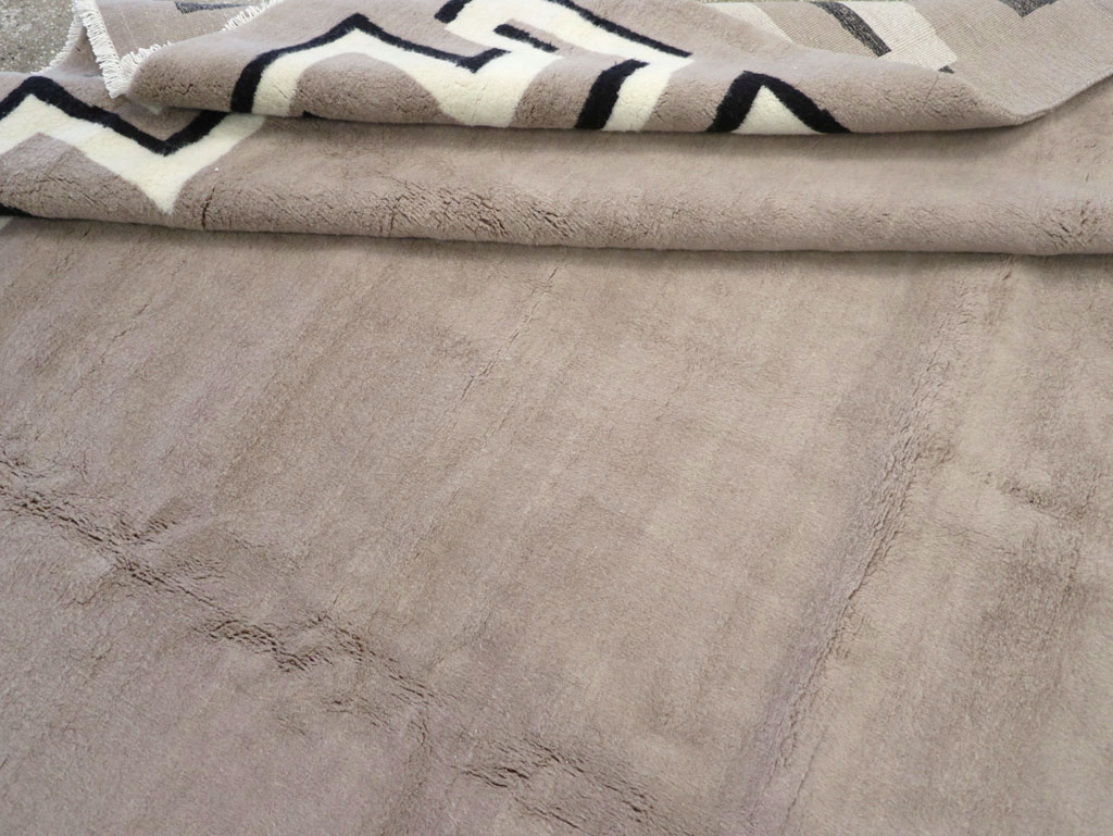 Modern Turkish Art Deco Carpet in the style of Christian Berard, No.31958 - Gss