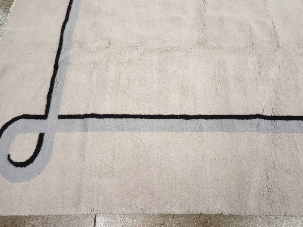 Modern Turkish Art Deco Carpet in the style of Andre Arbus, No.31959 - Gss