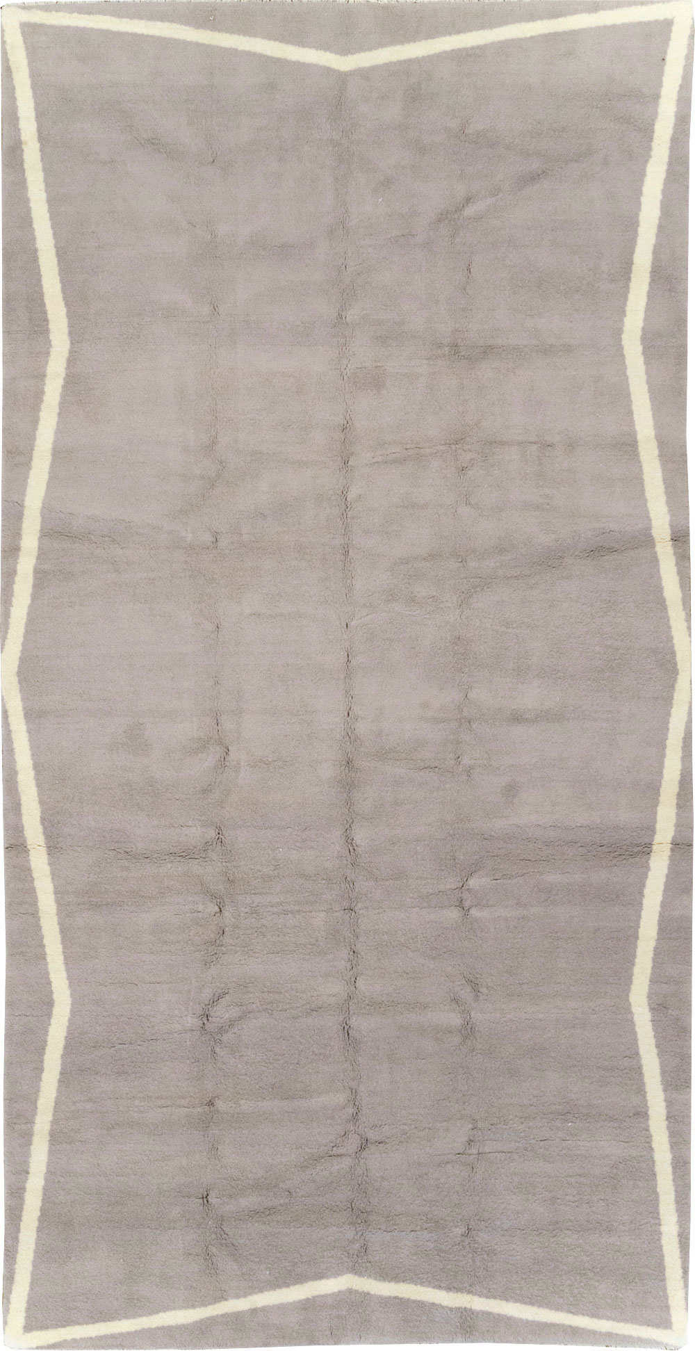 Modern Turkish Art Deco Wide Gallery Runner, No.31960 - Gss