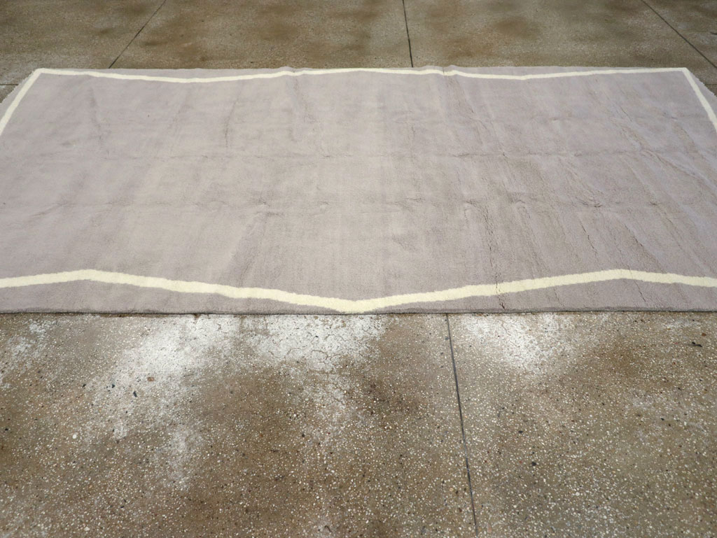 Modern Turkish Art Deco Wide Gallery Runner, No.31960 - Gss