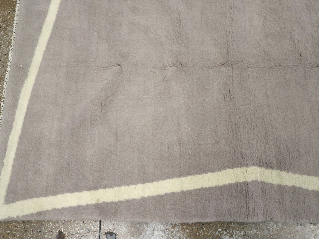 Modern Turkish Art Deco Wide Gallery Runner, No.31960 - Gss