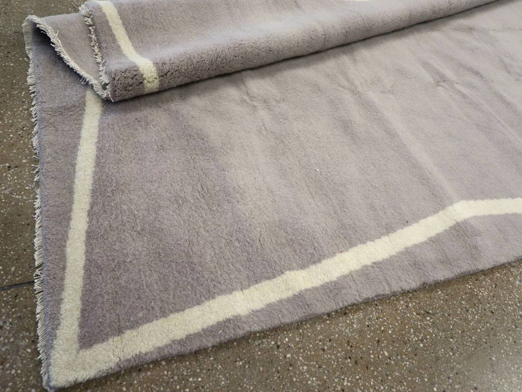 Modern Turkish Art Deco Wide Gallery Runner, No.31960 - Gss