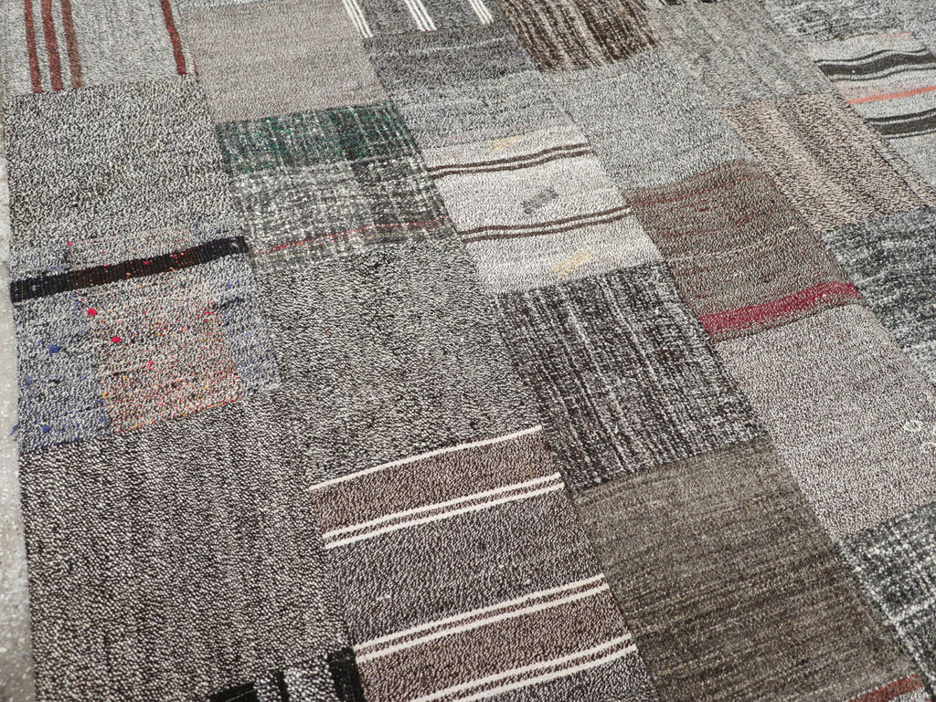 Contemporary Turkish Flatweave Small Room Size Carpet, No.31962 - Gss