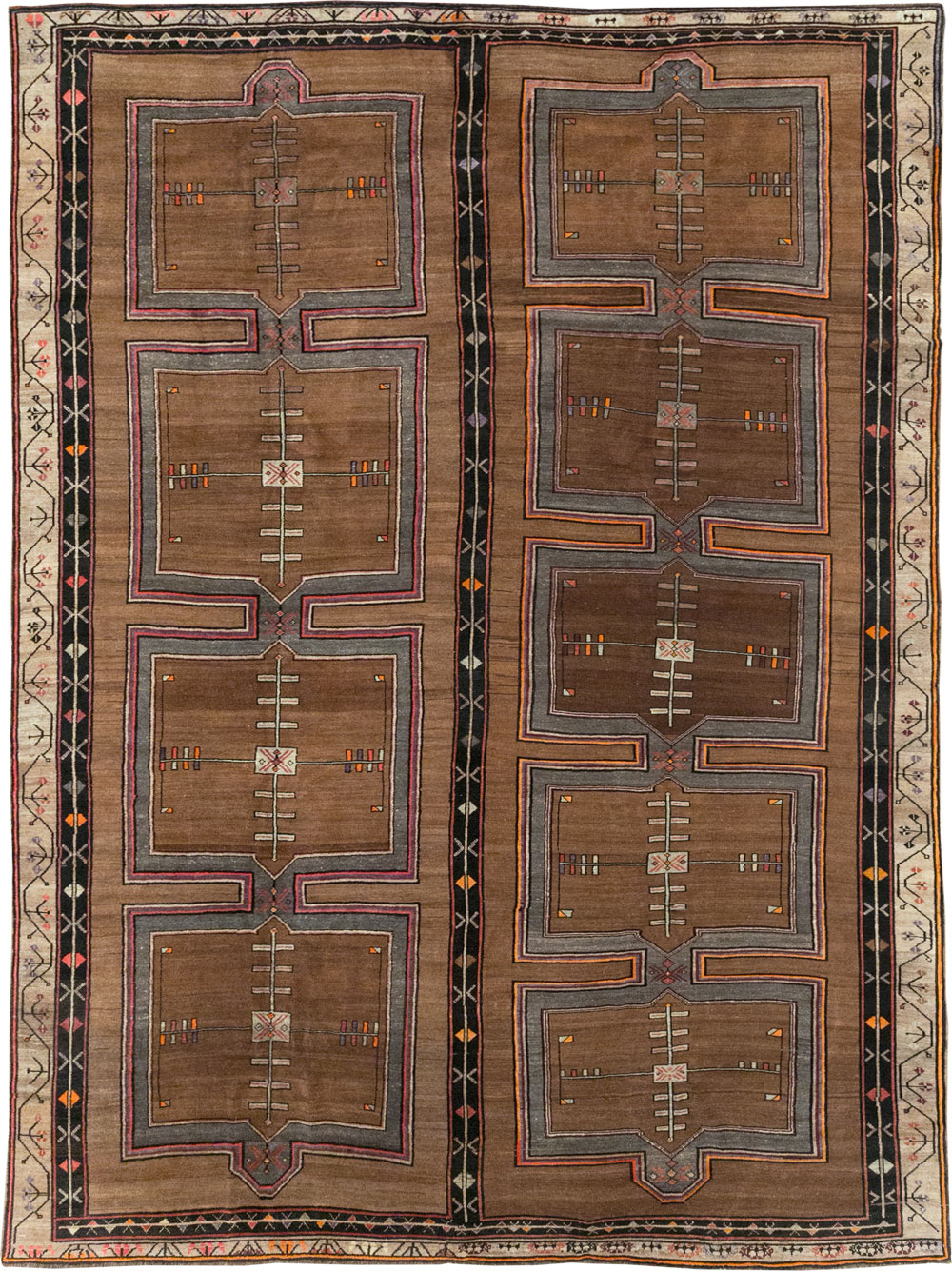 Vintage Turkish Anatolian Tribal Large Carpet, No.31963 - Gss