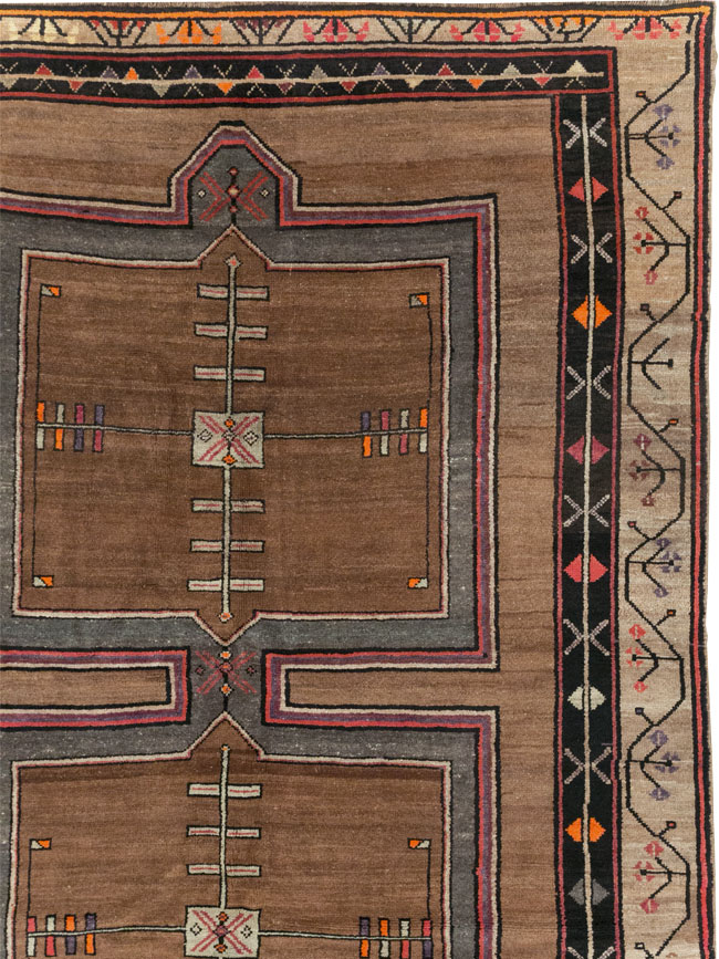 Vintage Turkish Anatolian Tribal Large Carpet, No.31963 - Gss