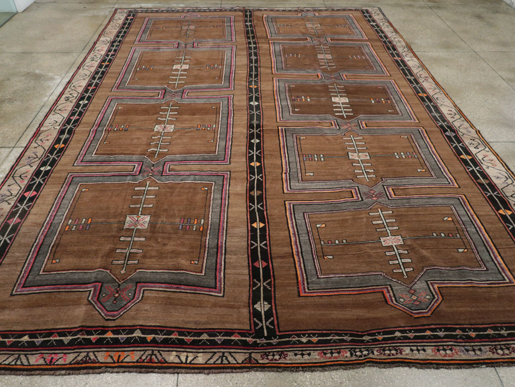 Vintage Turkish Anatolian Tribal Large Carpet, No.31963 - Gss