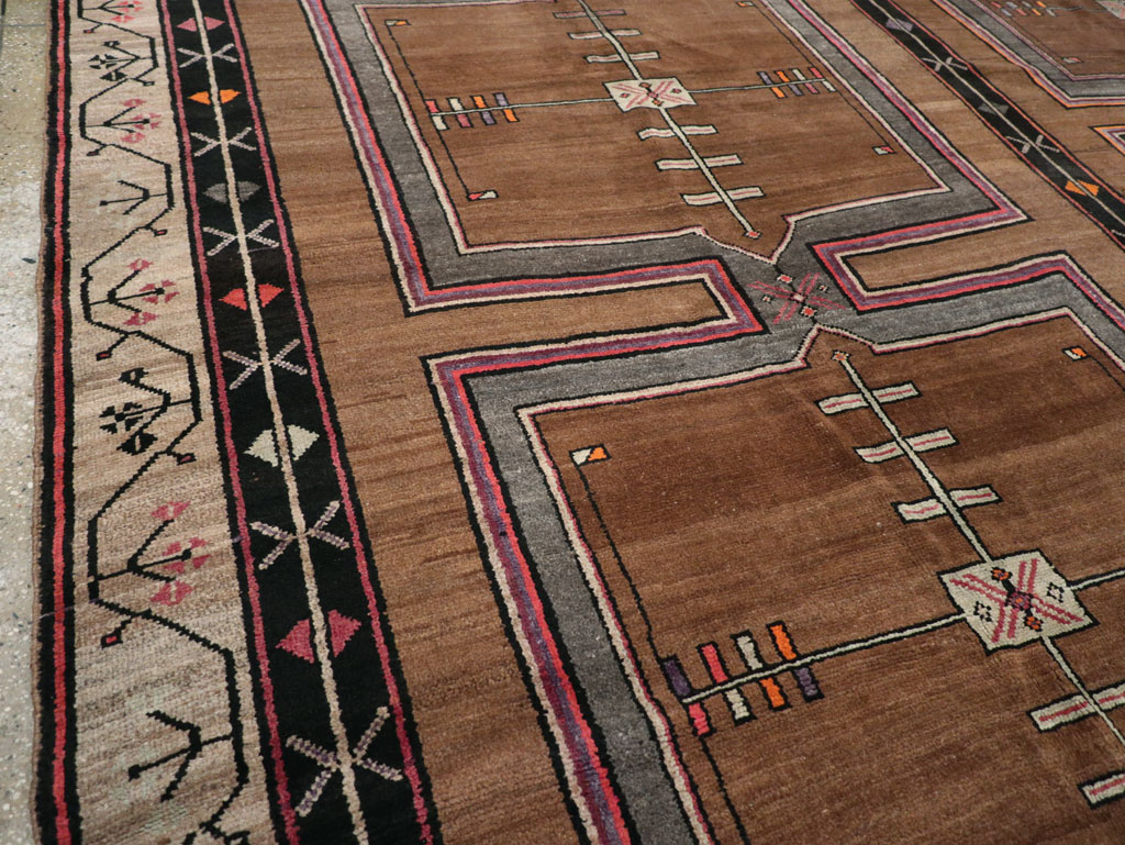 Vintage Turkish Anatolian Tribal Large Carpet, No.31963 - Gss
