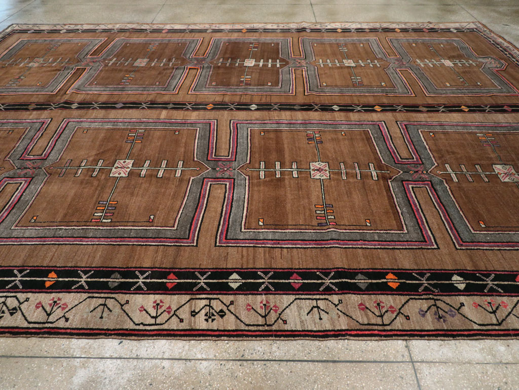 Vintage Turkish Anatolian Tribal Large Carpet, No.31963 - Gss