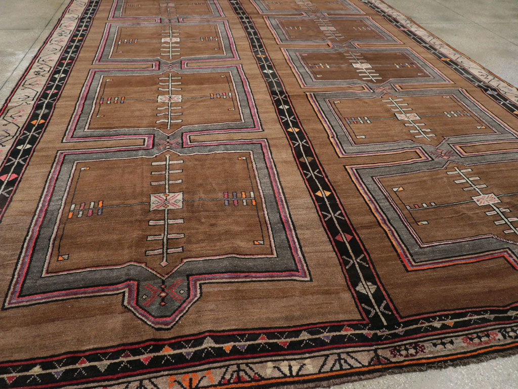 Vintage Turkish Anatolian Tribal Large Carpet, No.31963 - Gss