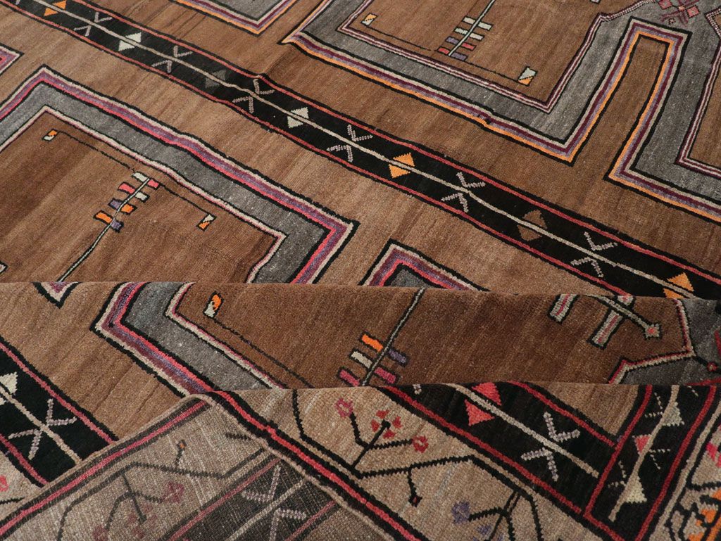 Vintage Turkish Anatolian Tribal Large Carpet, No.31963 - Gss