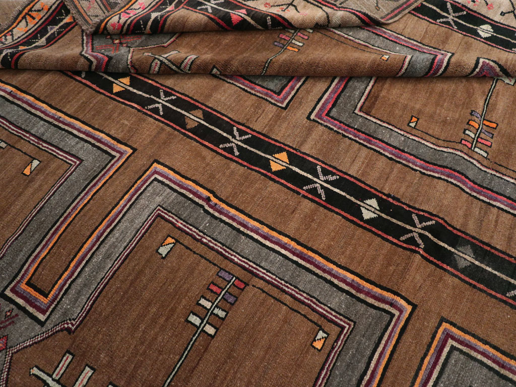 Vintage Turkish Anatolian Tribal Large Carpet, No.31963 - Gss