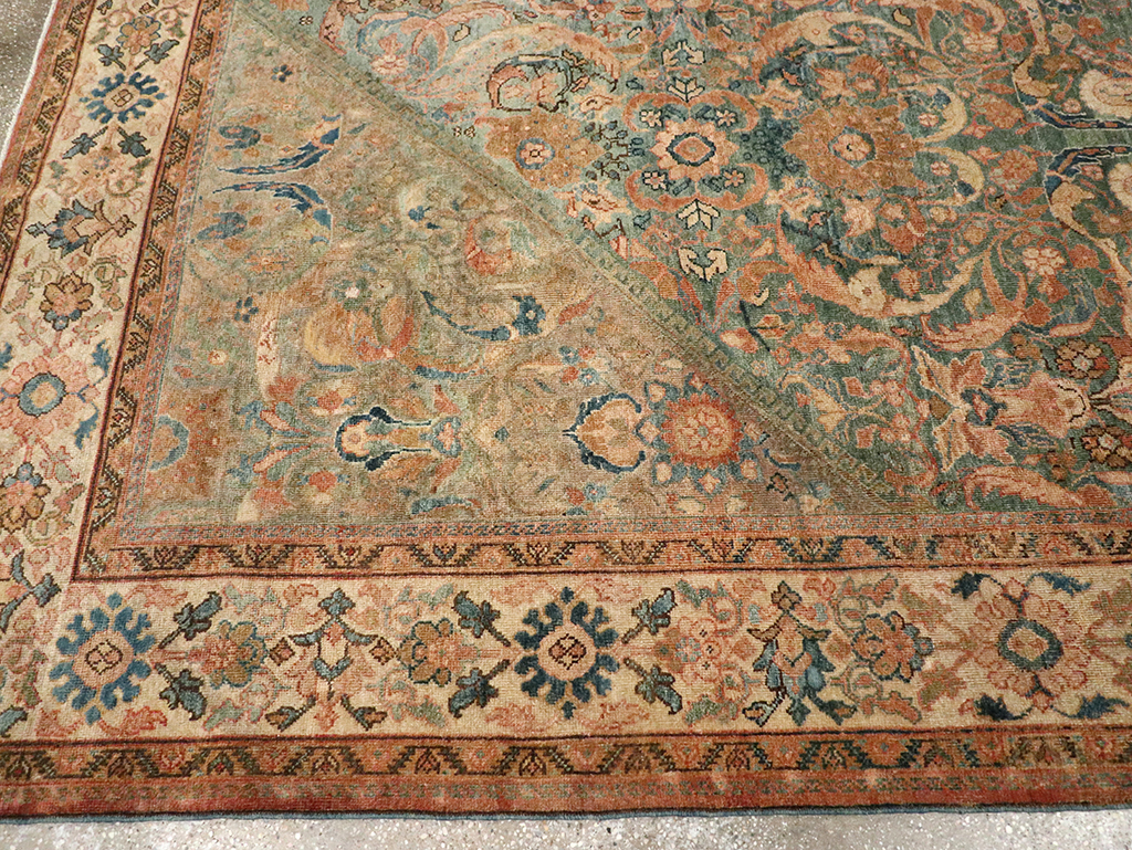 Antique Persian Mahal Room Size Carpet, No.31964 - Gss