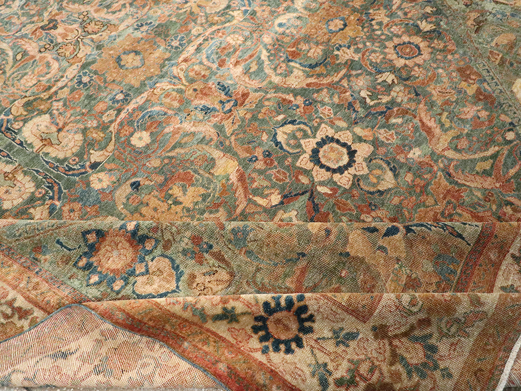 Antique Persian Mahal Room Size Carpet, No.31964 - Gss