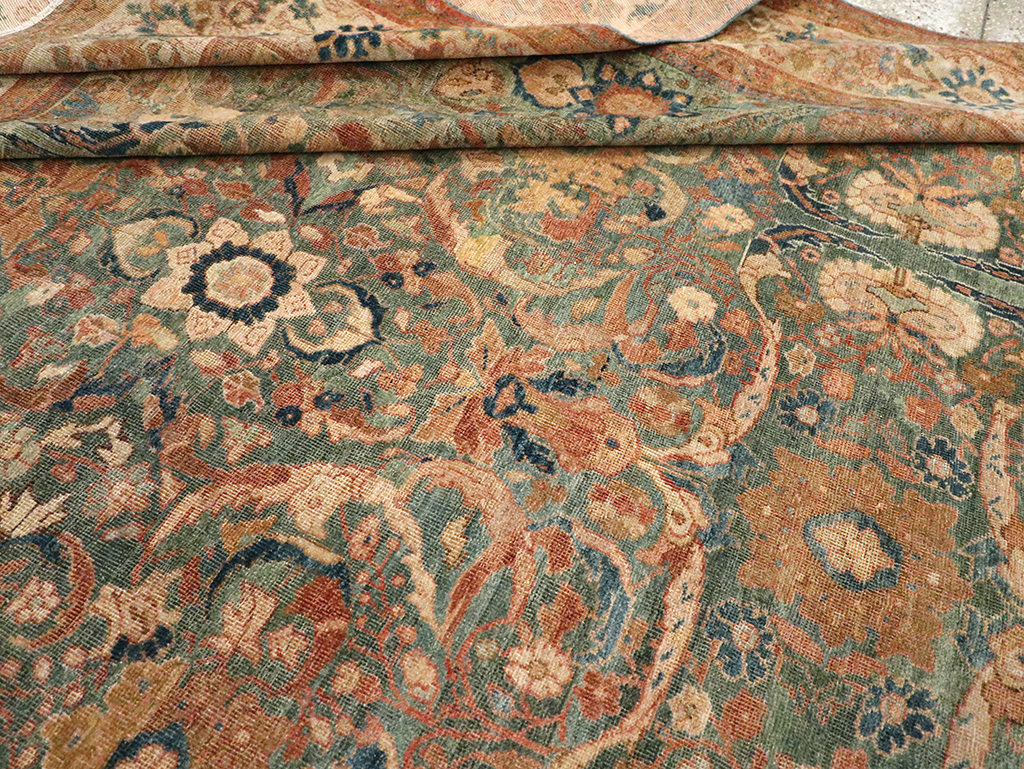 Antique Persian Mahal Room Size Carpet, No.31964 - Gss