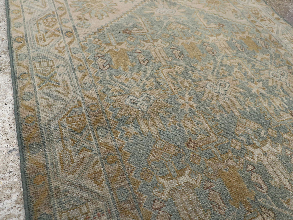 Vintage Persian Malayer Throw Rug, No.31967 - Gss