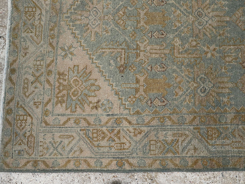 Vintage Persian Malayer Throw Rug, No.31967 - Gss
