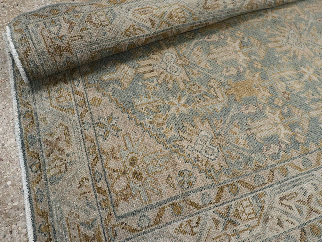 Vintage Persian Malayer Throw Rug, No.31967 - Gss