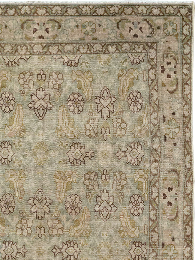 Vintage Persian Malayer Throw Rug, No.31969 - Gss