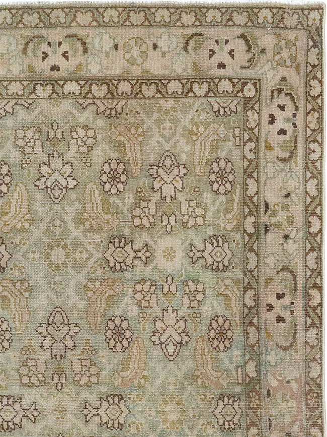 Vintage Persian Malayer Throw Rug, No.31969 - Gss