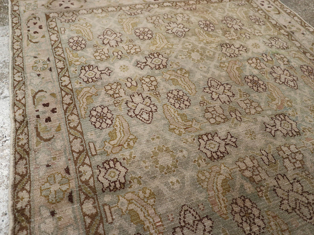 Vintage Persian Malayer Throw Rug, No.31969 - Gss