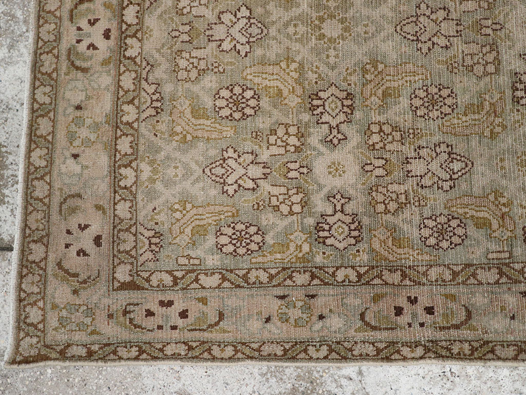 Vintage Persian Malayer Throw Rug, No.31969 - Gss