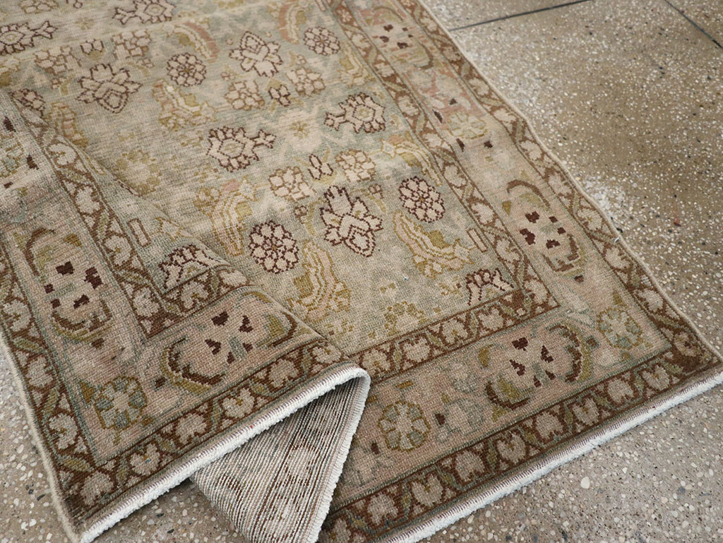 Vintage Persian Malayer Throw Rug, No.31969 - Gss