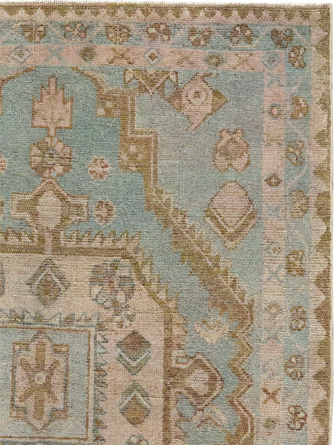Vintage Persian Malayer Throw Rug, No.31970 - Gss