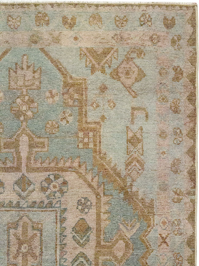 Vintage Persian Malayer Throw Rug, No.31970 - Gss