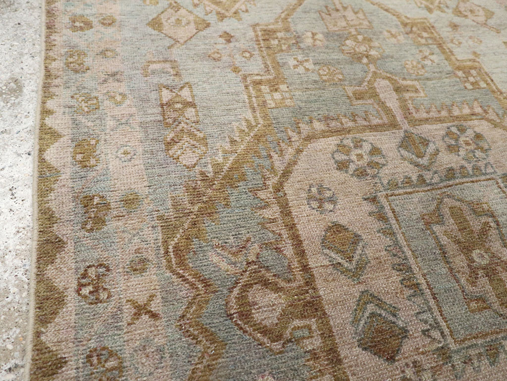 Vintage Persian Malayer Throw Rug, No.31970 - Gss