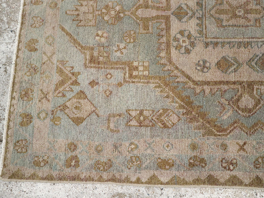 Vintage Persian Malayer Throw Rug, No.31970 - Gss