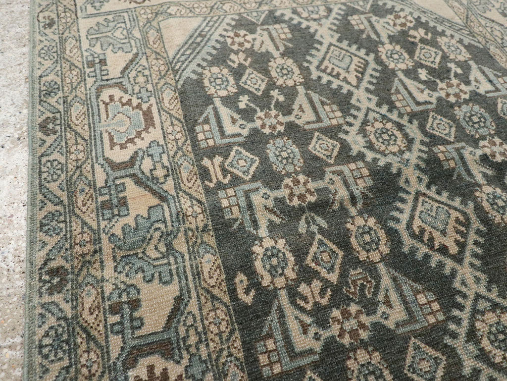 Vintage Persian Malayer Throw Rug, No.31972 - Gss