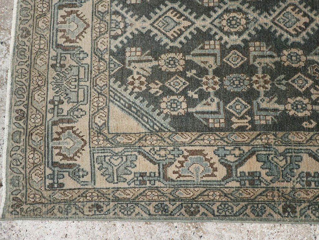 Vintage Persian Malayer Throw Rug, No.31972 - Gss